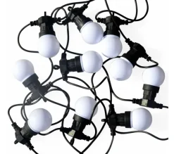 ALICE'S GARDEN Sapin Et Accessoire^Alice'S Garden Heracles - Guirlande Lumineuse Guinguette Exterieure Avec 10 Ampoules. 50 Led Multicolores.