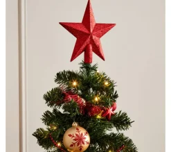 ALICE'S GARDEN Sapin Et Accessoire^Alice'S Garden Sapin De Noël Artificiel Avec Kit De Décoration - Toronto 210Cm - Vert Avec Décorations Rouge Et Or