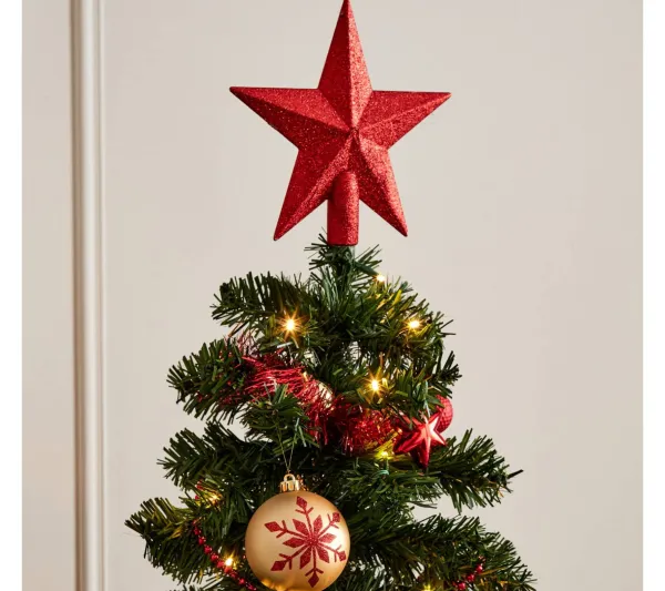 ALICE'S GARDEN Sapin Et Accessoire^Alice'S Garden Sapin De Noël Artificiel Avec Kit De Décoration - Toronto 210Cm - Vert Avec Décorations Rouge Et Or