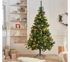 ALICE'S GARDEN Sapin Et Accessoire^Alice'S Garden Sapin De Noël Artificiel De 210 Cm Avec Guirlande Lumineuse Et Pied Inclus