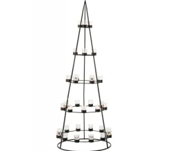 Cheap * Arbre Déco En Metal "33 Photophores" 160Cm Noir