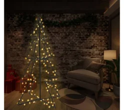* Guirlande Et Boule De Sapin^Arbre De Noël C Ne 240 Led D'Interieur/D'Exterieur 115X150 Cm