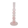Cheap ATMOSPHERA Bougeoir Chandelier En Verre Rose H 25.7 Cm