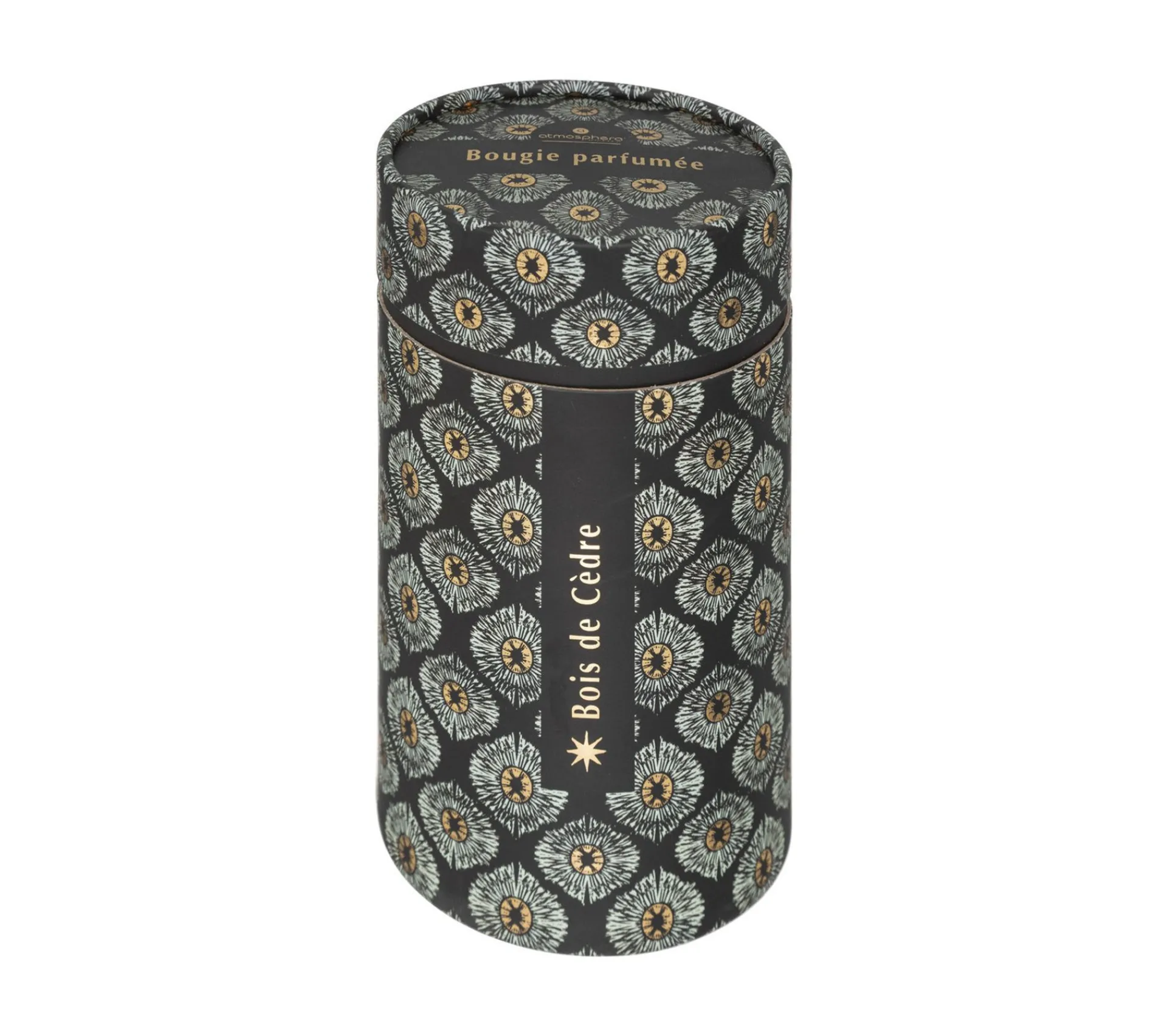 Fashion ATMOSPHERA Bougie Parfumee Bois De Cedre Pot En Verre Et Bois 360 G
