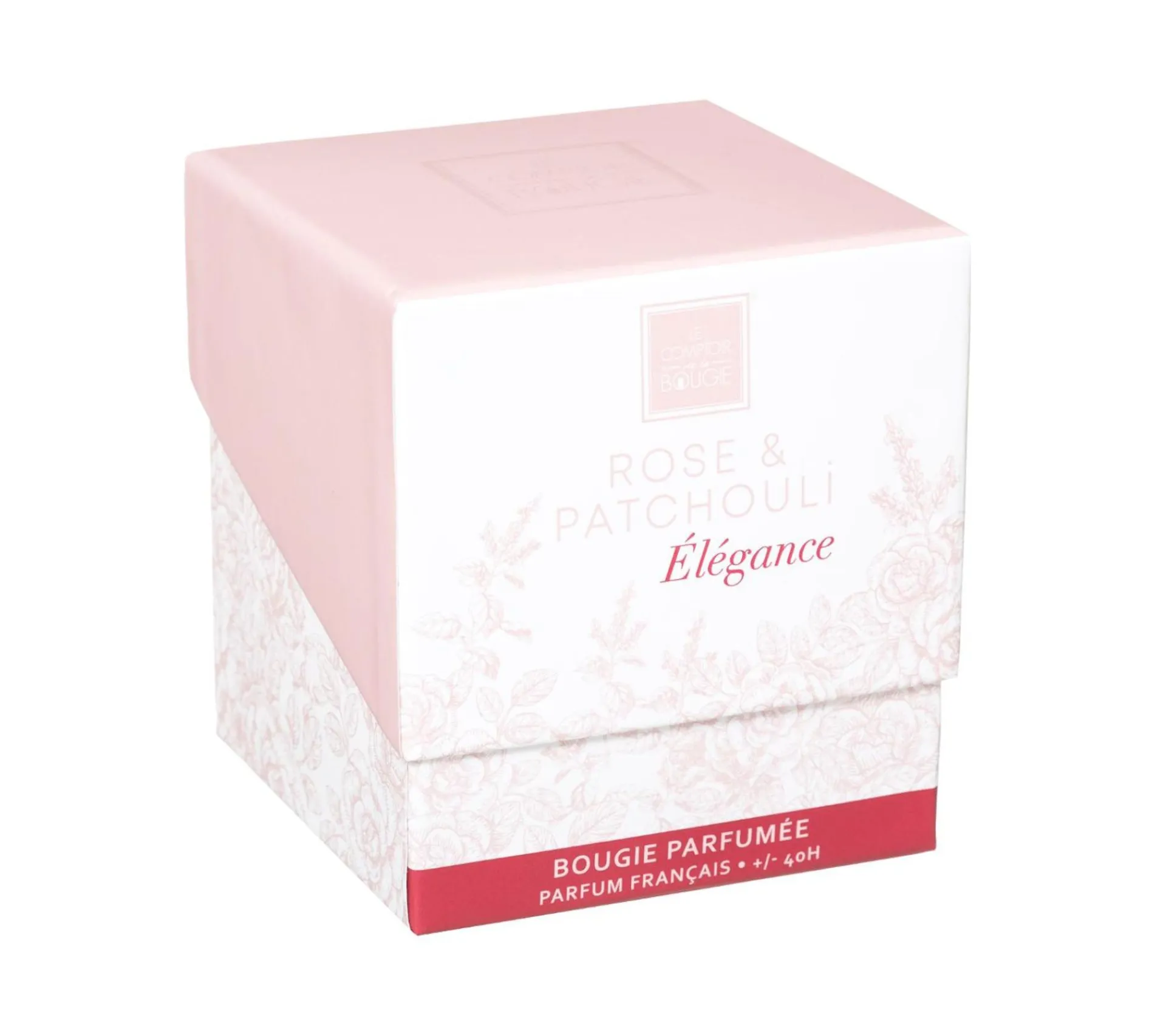 Flash Sale ATMOSPHERA Bougie Parfumee Rose Et Patchouli Pot En Verre 210 G