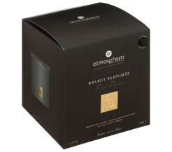 Best ATMOSPHERA Bougie Parfumee Feve Tonka Dans Pot En Verre Bleu 1200 G