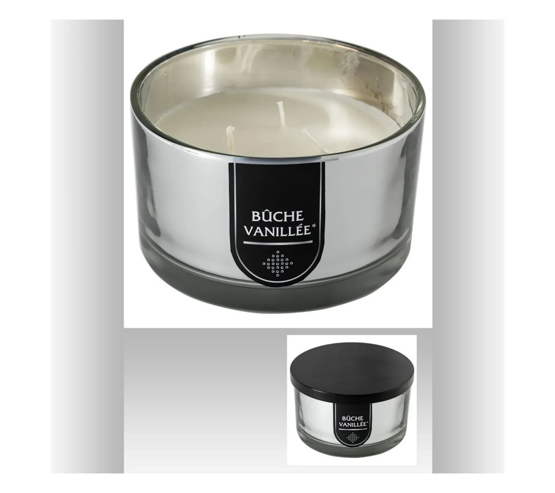 Store ATMOSPHERA Bougie Parfumee En Pot Metal Argentee D13