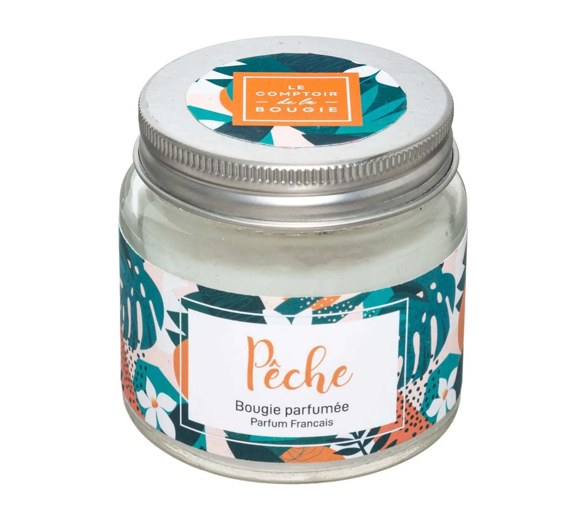 Flash Sale ATMOSPHERA Bougie Parfumee Peche Pot En Verre Avec Couvercle 65 G