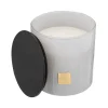 Outlet ATMOSPHERA Bougie Parfumee Douceur De Lin Dans Pot En Verre Blanc 1200 G