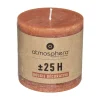 Best Sale ATMOSPHERA Bougie Ronde Rustique Ambre D 6.7 Cm