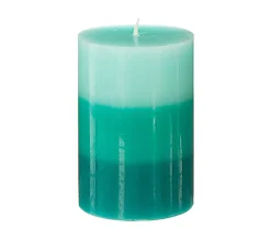 Discount ATMOSPHERA Bougie Tricolore Parfumee Fleur De Tiare H 10 Cm
