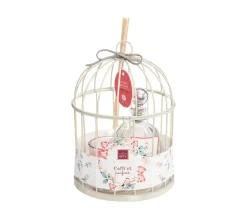 Store ATMOSPHERA Coffret Senteur Poesie Zen Cage En Metal , Diffuseur De Parfum Et Bougie Parfumee