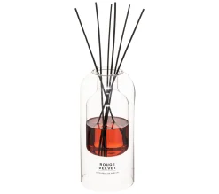 Outlet ATMOSPHERA Diffuseur De Parfum Rouge Velvet Cerise-Violette-Patchouli 500 Ml Avec 6 Batonnets