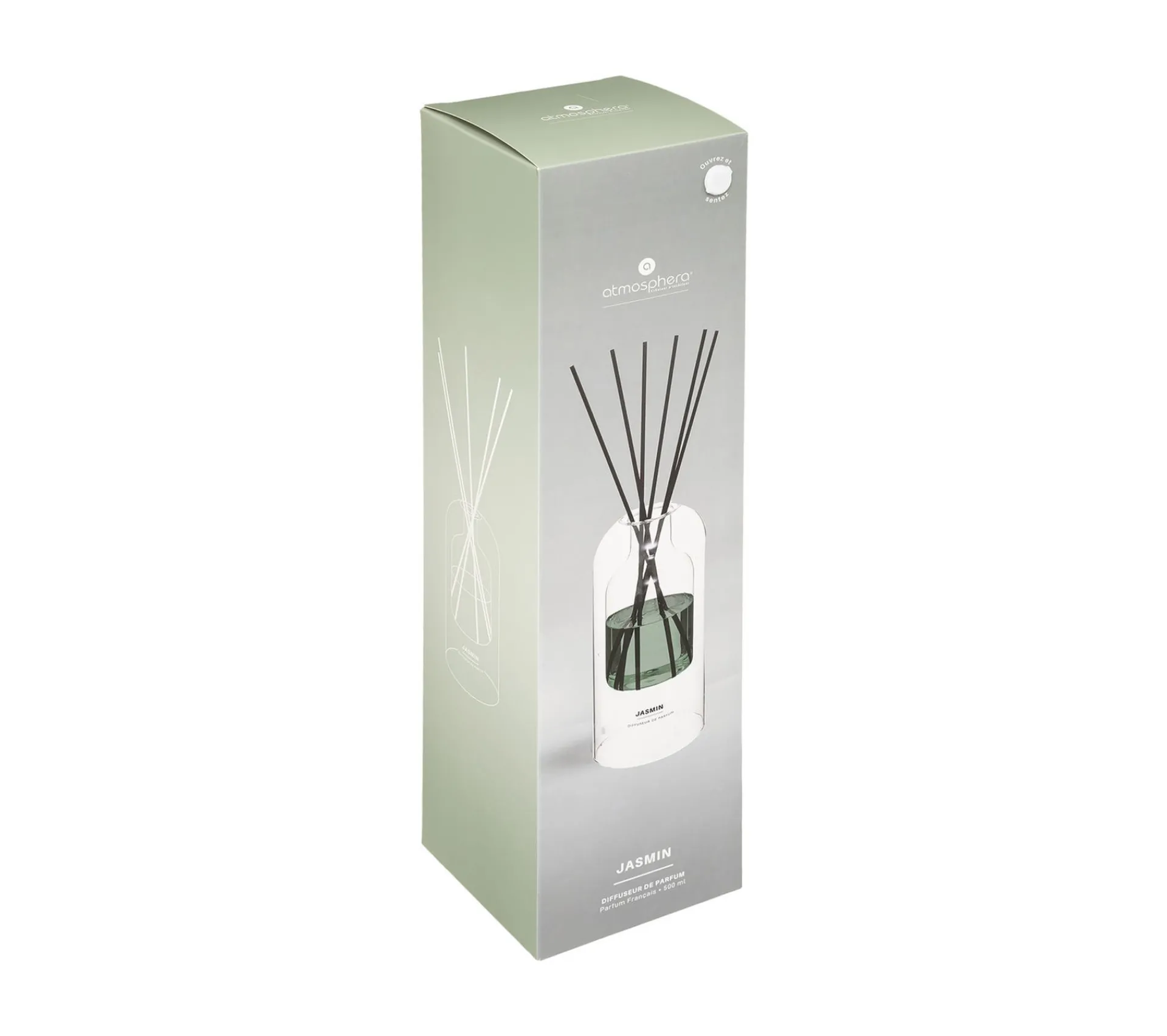 Outlet ATMOSPHERA Diffuseur De Parfum Jasmin 500 Ml Avec 6 Batonnets
