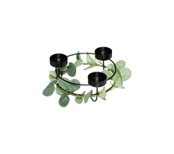 Sale ATMOSPHERA Lot De 2 Bougeoirs Chandeliers En Metal Avec Déco