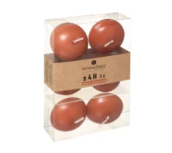 New ATMOSPHERA Lot De 6 Bougies Flottantes Ambre D. 4,5 X H. 2,5 Cm