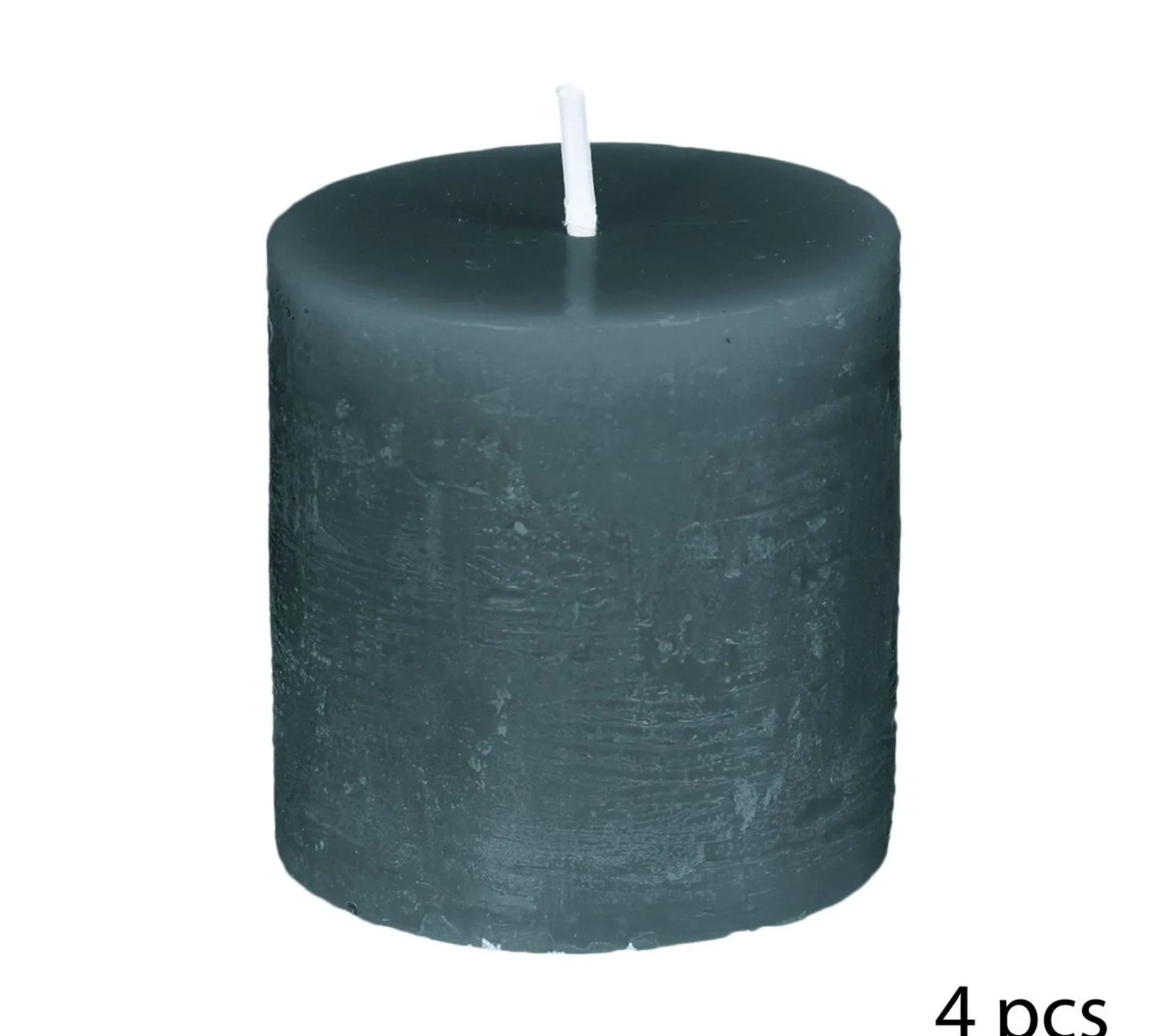 Cheap ATMOSPHERA Lot De 4 Bougies Votive Rustique Bleu Canard D 4.5 Cm