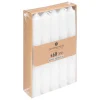 New ATMOSPHERA Lot De 10 Bougies Batons Blanc H 16 Cm