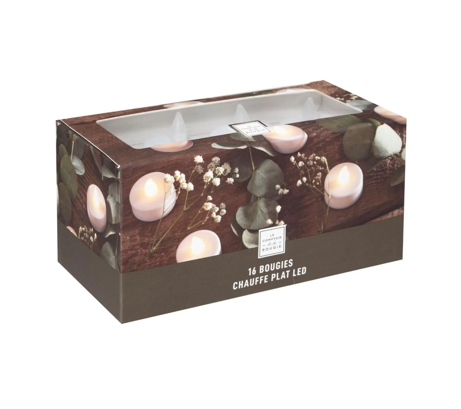 Cheap ATMOSPHERA Lot De 16 Bougies Lumineuses A Led Blanc D 3,8 Cm
