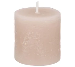 New ATMOSPHERA Lot De 4 Bougies Votive Rustique Taupe D 4.5 Cm