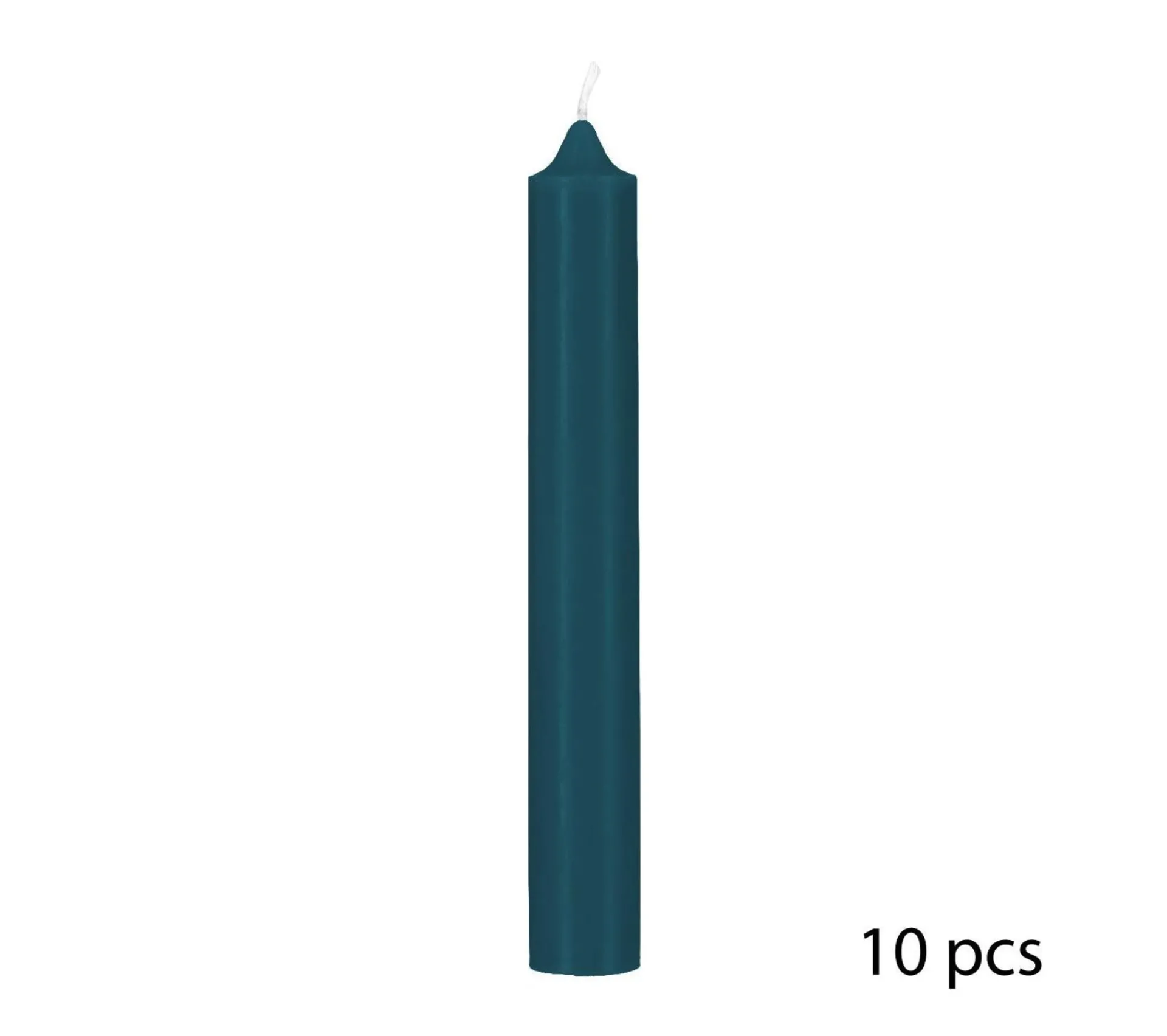 Best Sale ATMOSPHERA Lot De 10 Bougies Batons Vert Emeraude H 16 Cm