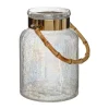 Shop ATMOSPHERA Photophore En Verre Et Bambou H 25 Cm