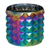 New ATMOSPHERA Photophore En Verre Colore H 8.5 Cm