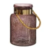 Sale ATMOSPHERA Photophore En Verre Et Bambou H 25 Cm