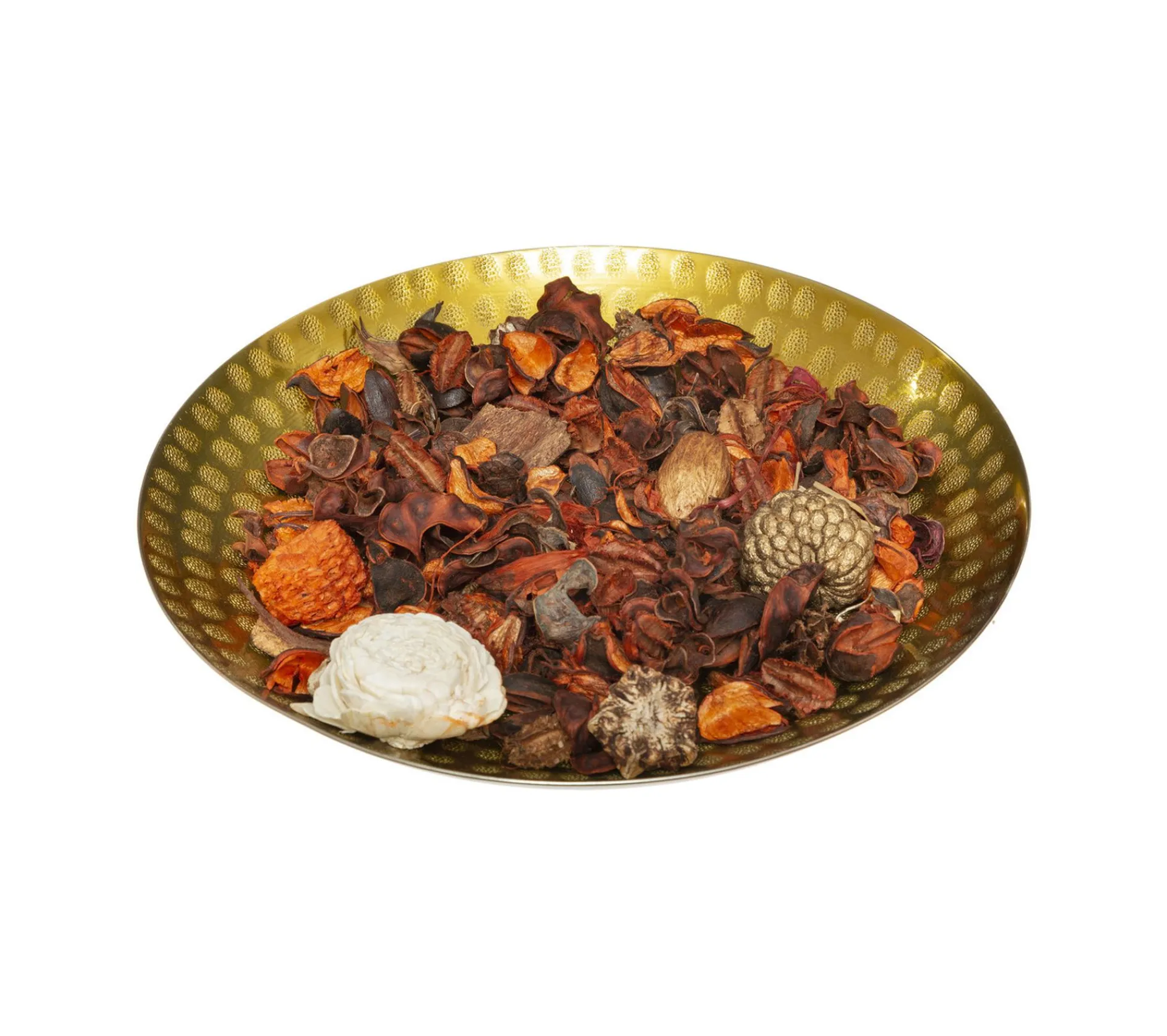 Clearance ATMOSPHERA Pot-Pourri Vanille Et Epices 140 G Avec Plateau En Metal Dore