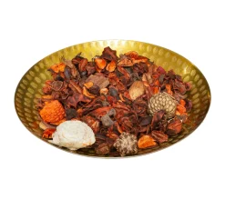Clearance ATMOSPHERA Pot-Pourri Vanille Et Epices 140 G Avec Plateau En Metal Dore