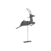 Shop AUBRY GASPARD Cerf Déco En Osier Sur Socle