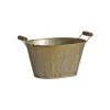Flash Sale AUBRY GASPARD Corbeille En Metal Sapin De Noël 23 Cm Dore