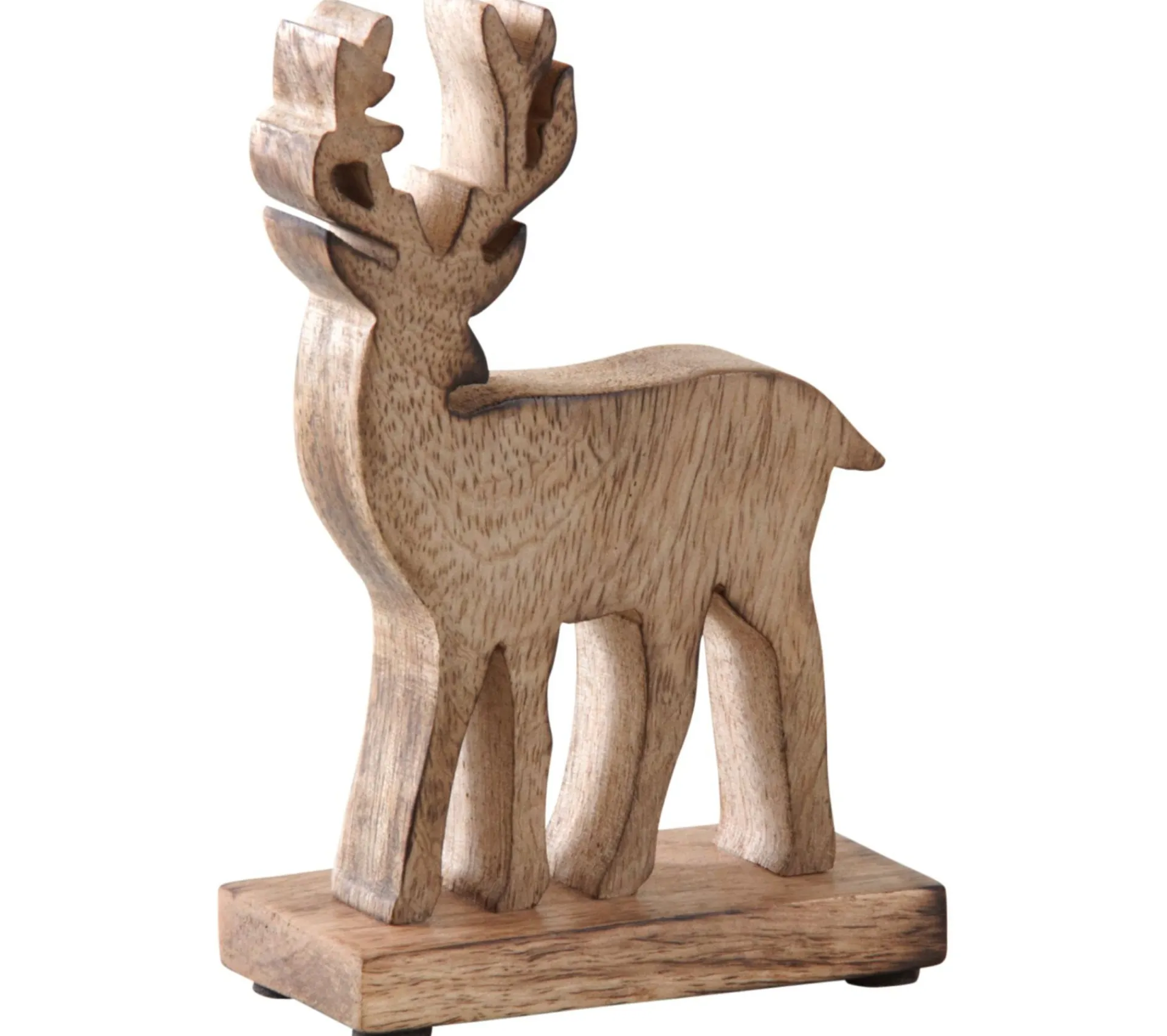 Best AUBRY GASPARD Décoration En Bois Vieilli Cerf