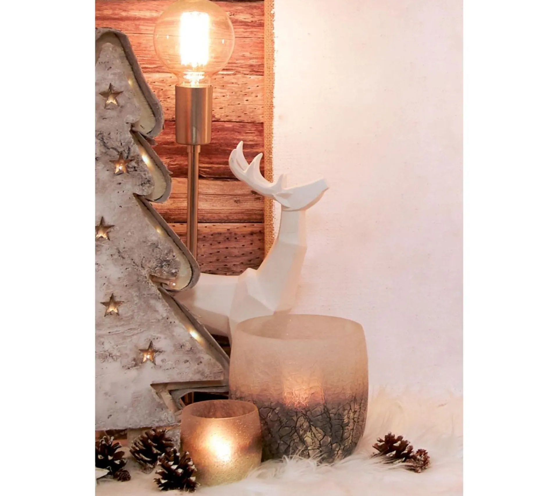 Cheap AUBRY GASPARD Sapin Décoratif En Bouleau Avec Led 47 Cm