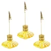 AUTOUR DE MINUIT Guirlande Et Boule De Sapin^ Set De 3 Porte-Noms - H12 X 6 Cm - Or