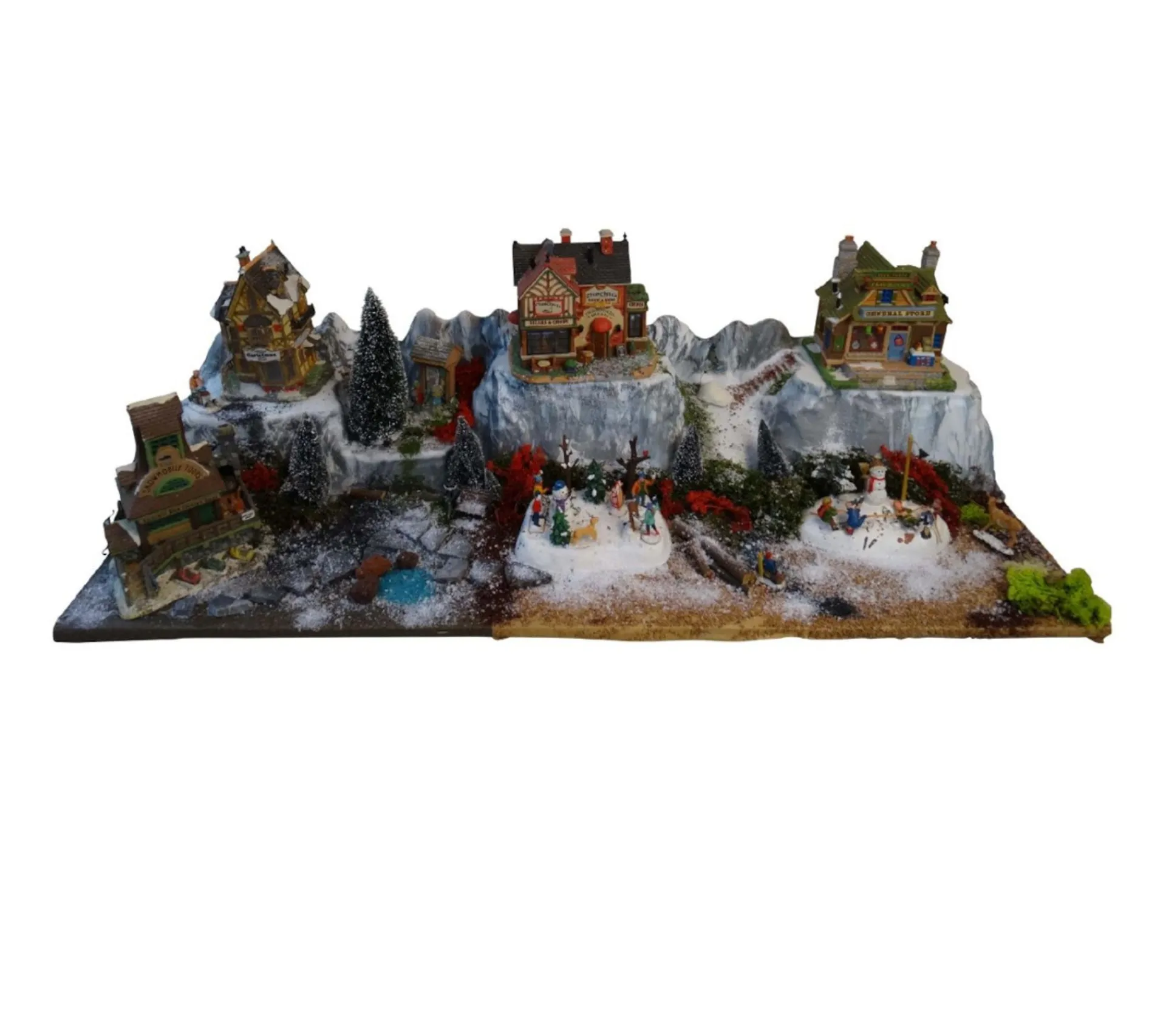 Fashion * Base De Village De Noël Longhorn - 120 X 22 Cm - My Village