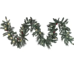 BELIANI Guirlande Et Boule De Sapin^ Guirlande De Noël Led 270 Cm Vert Wapta