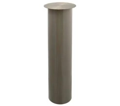 Clearance * Bougeoir De Sol "Colby" 70Cm Taupe Et Or