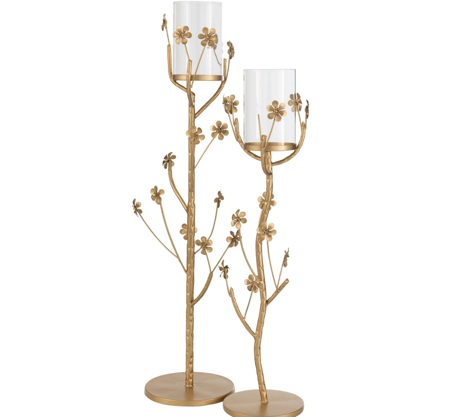 Discount * Bougeoir Design En Metal "Curama" 79Cm Or