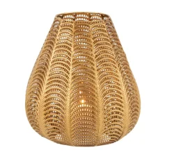 Cheap * Bougeoir Design En Metal "Gala" 31Cm Or