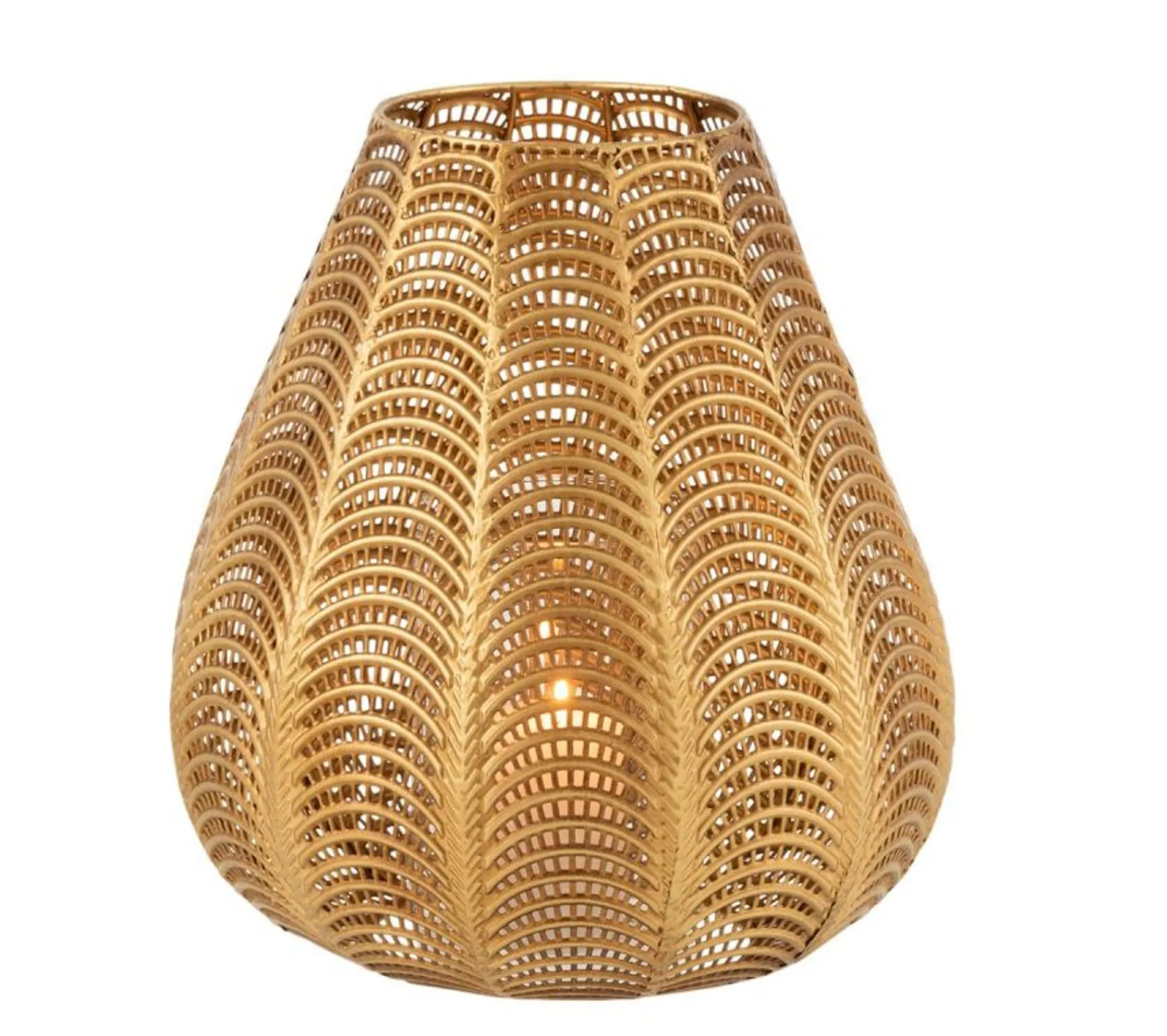 Cheap * Bougeoir Design En Metal "Gala" 31Cm Or