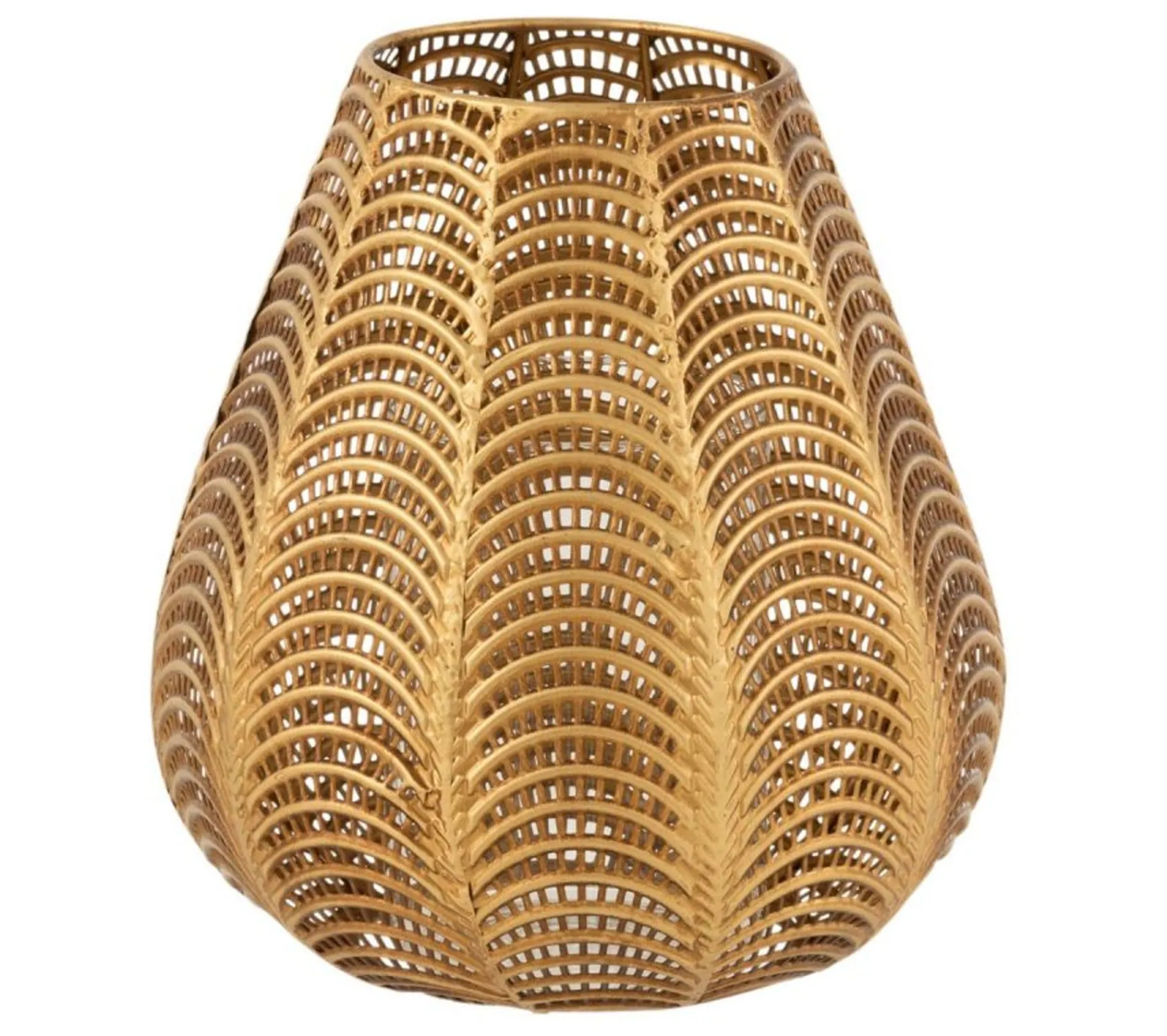 Cheap * Bougeoir Design En Metal "Gala" 25Cm Or