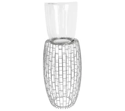 Cheap * Bougeoir Design Retro "Malibu" 73Cm Argent