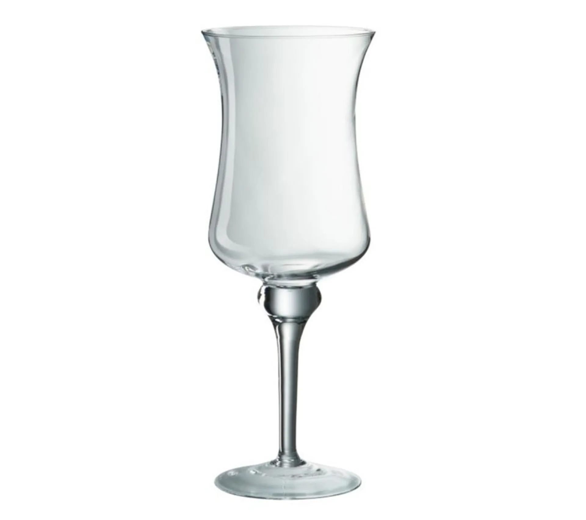 Best Sale * Bougeoir Sur Pied Verre "Glassy" 49Cm Transparent