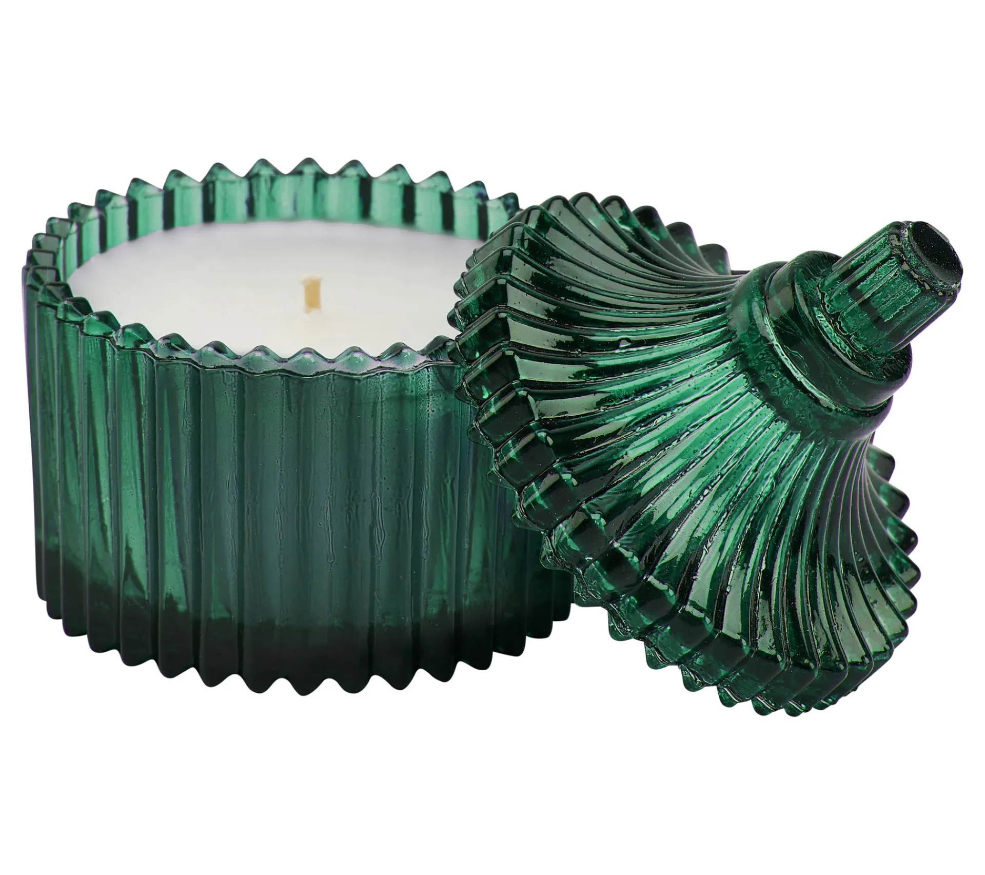 Discount * Bougie Au Lys H. 10 Cm Uda Vert