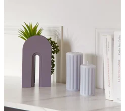 Store * Bougie Colonne H. 11 Cm Urania Violet
