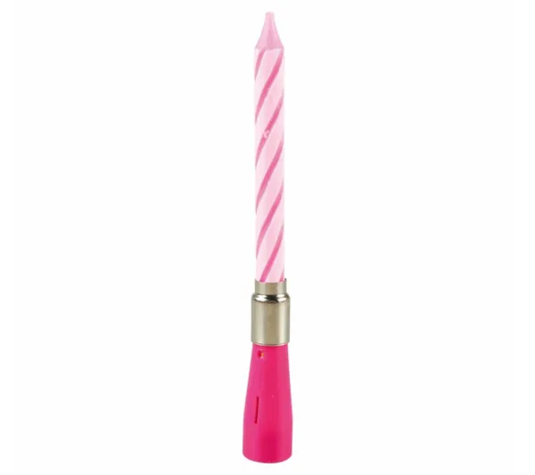 * Anniversaire Et Autres Fêtes^Bougie D'Anniversaire "Musicale" 12Cm Rose