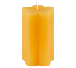 Online * Bougie Fleur Jaune H. 12 Cm Umayma Jaune