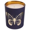 Online * Bougie Papillon H. 8,8 Cm Ulciano Violet