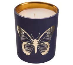 Online * Bougie Papillon H. 8,8 Cm Ulciano Violet